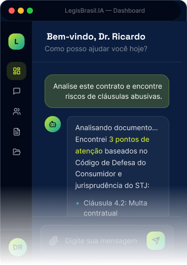 LegisBrasil.IA — Dashboard Mobile